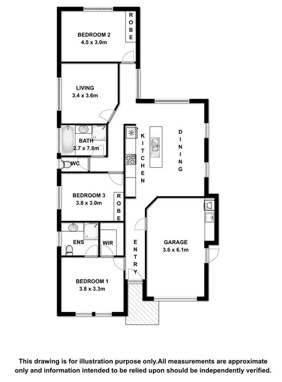 Floorplan of Homely house listing, 19 Stella Place, Mount Gambier SA 5290