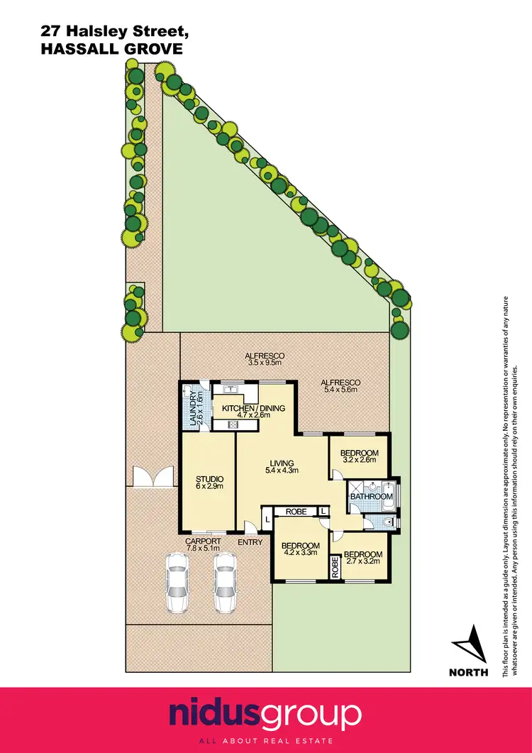 Floorplan of Homely house listing, 27 Halsley Street, Hassall Grove NSW 2761