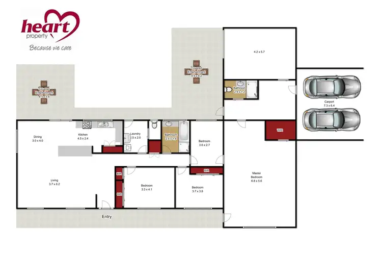 Floorplan of Homely house listing, 199 Redbank Road, Stratford VIC 3862