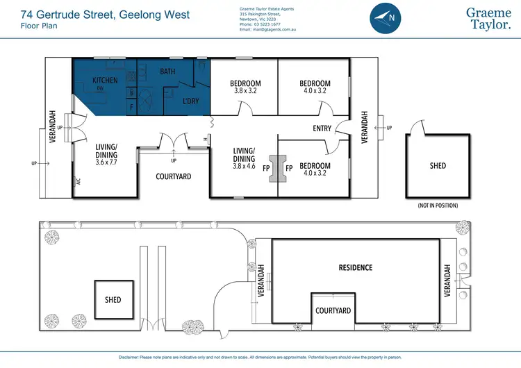 Floorplan of Homely house listing, 74 Gertrude Street, Geelong West VIC 3218