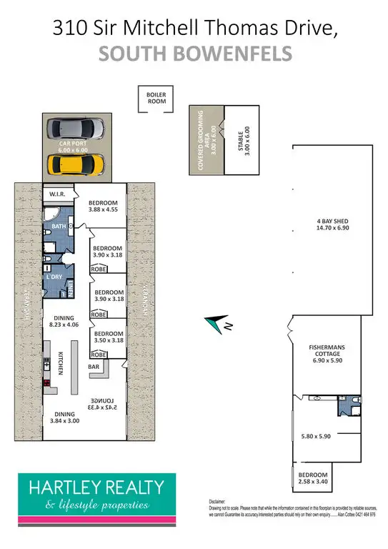 Floorplan of Homely rural property listing, 310 Sir Thomas Mitchell Drive, South Bowenfels NSW 2790