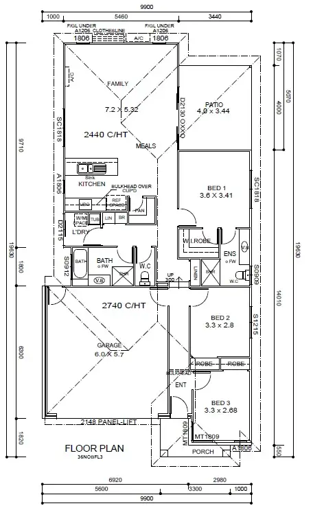 Floorplan of Homely house listing, LOT 36 NOBLE STREET, Pallara QLD 4110