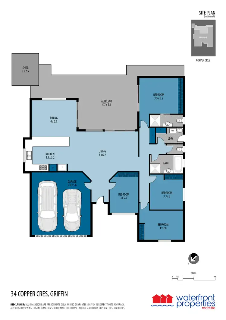 Floorplan of Homely house listing, 34 COPPER CRESCENT, Griffin QLD 4503