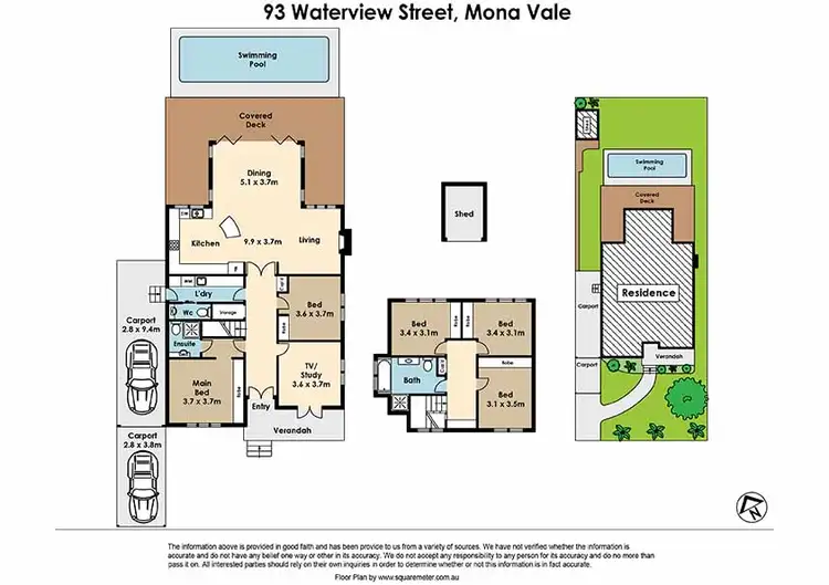 Floorplan of Homely house listing, 93 Waterview Street, Mona Vale NSW 2103