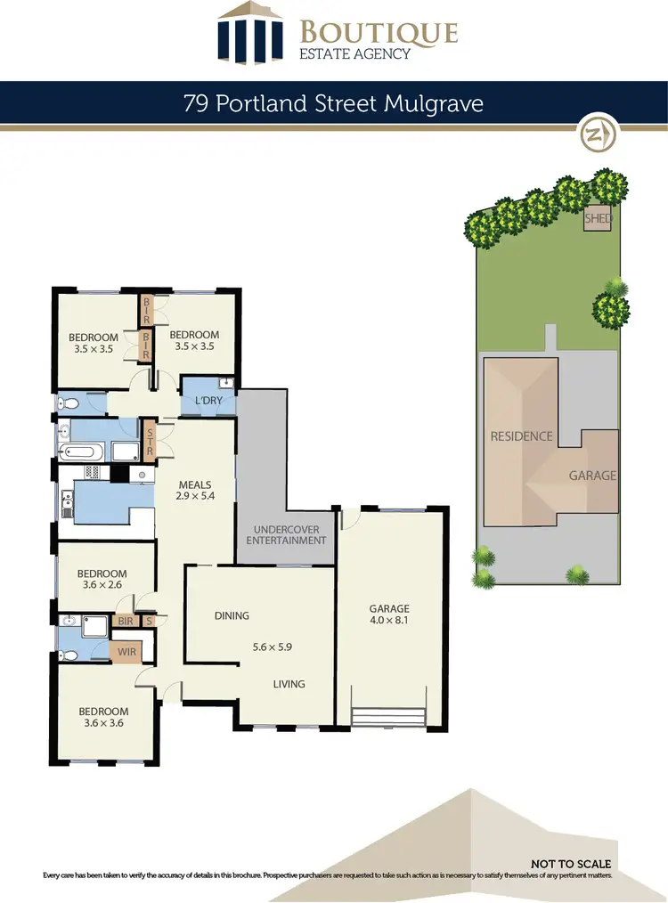 Floorplan of Homely house listing, 79 Portland Street, Mulgrave VIC 3170