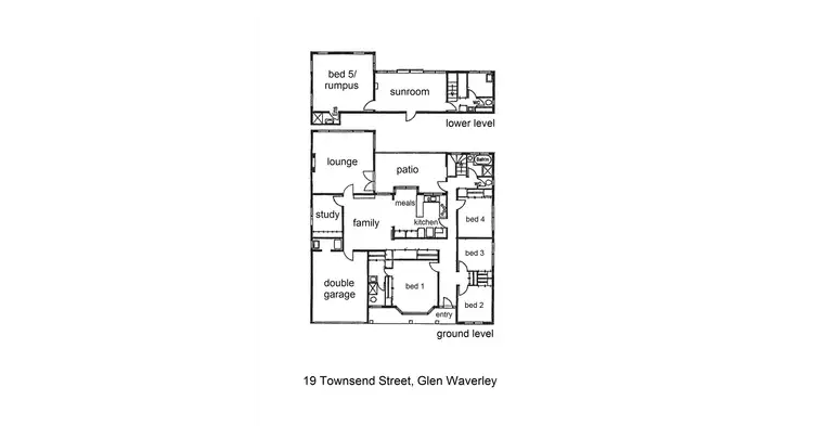 Floorplan of Homely house listing, 19 Townsend Street, Glen Waverley VIC 3150