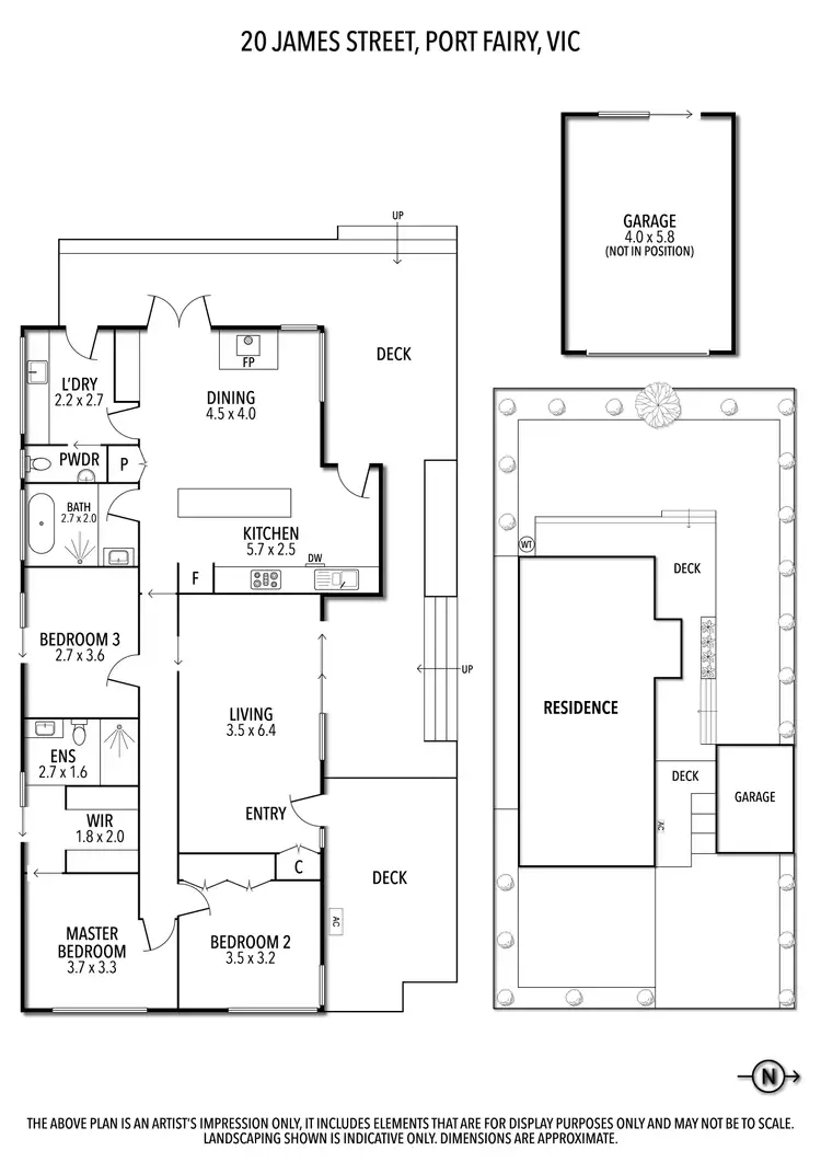 Floorplan of Homely house listing, 20 James Street, Port Fairy VIC 3284