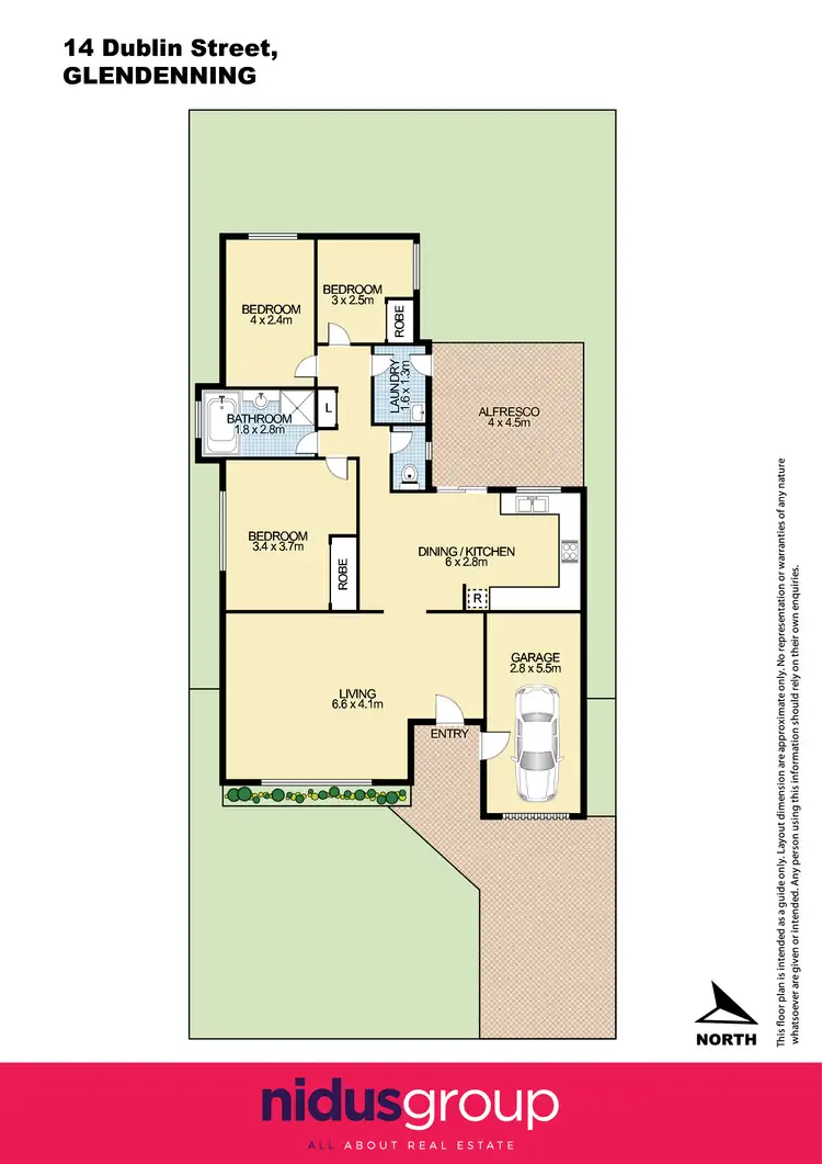 Floorplan of Homely house listing, 14 Dublin Street, Glendenning NSW 2761