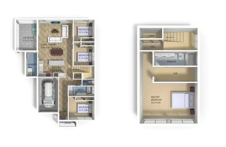 Floorplan of Homely house listing, 34 Greenwood Parkway, Jordan Springs NSW 2747