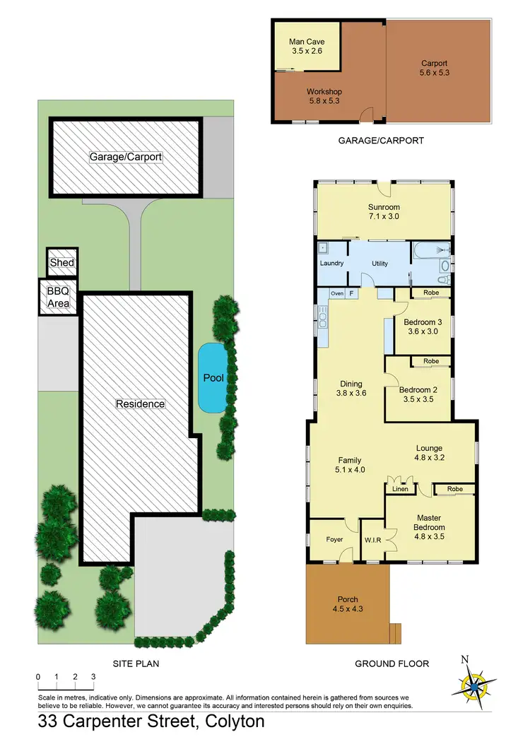 Floorplan of Homely house listing, 33 Carpenter Street, Colyton NSW 2760