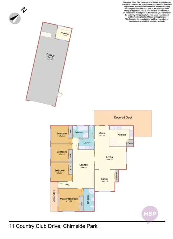 Floorplan of Homely house listing, 11 COUNTRY CLUB DRIVE, Chirnside Park VIC 3116