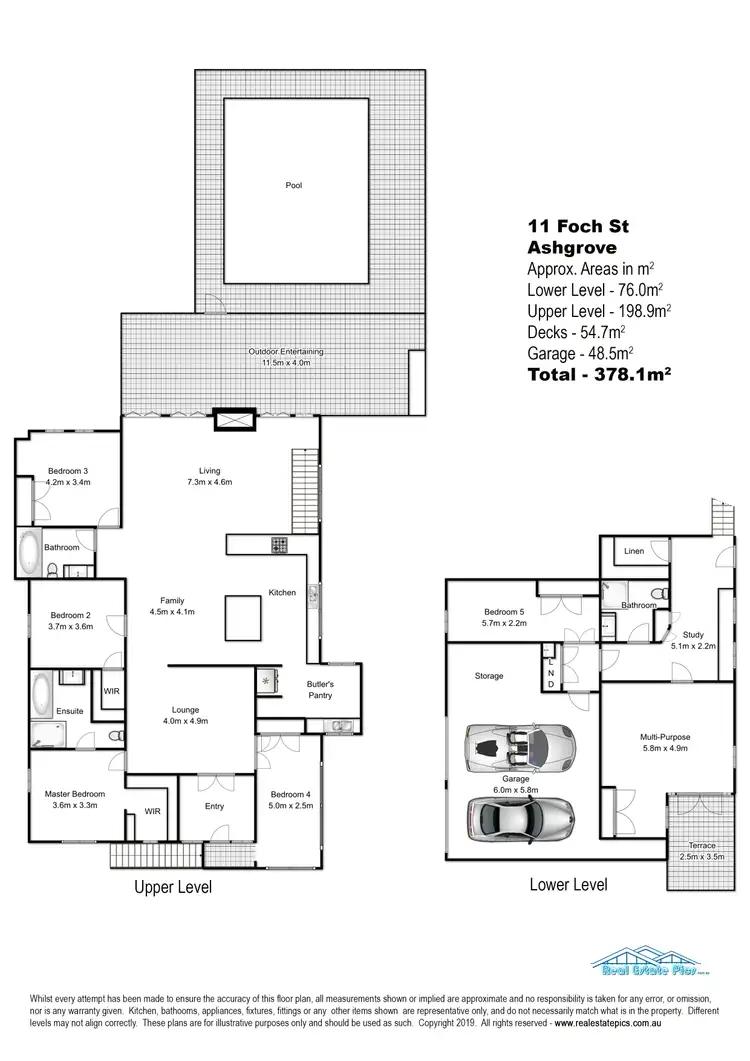 Floorplan of Homely house listing, 11 FOCH STREET, Ashgrove QLD 4060