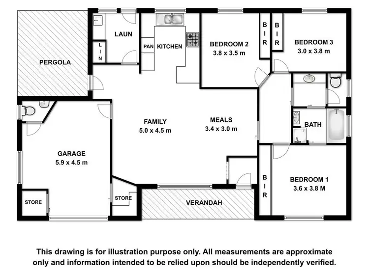 Floorplan of Homely unit listing, 10/18 Yeates Street, Mount Gambier SA 5290