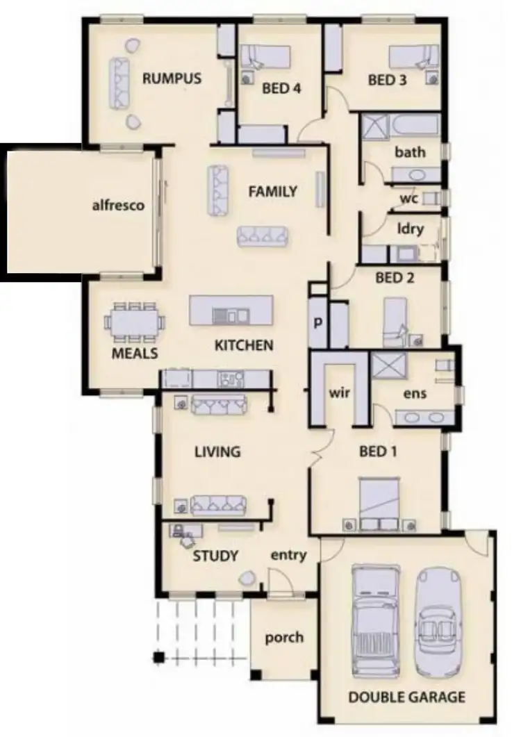 Floorplan of Homely house listing, 9 Florida Court, Berwick VIC 3806