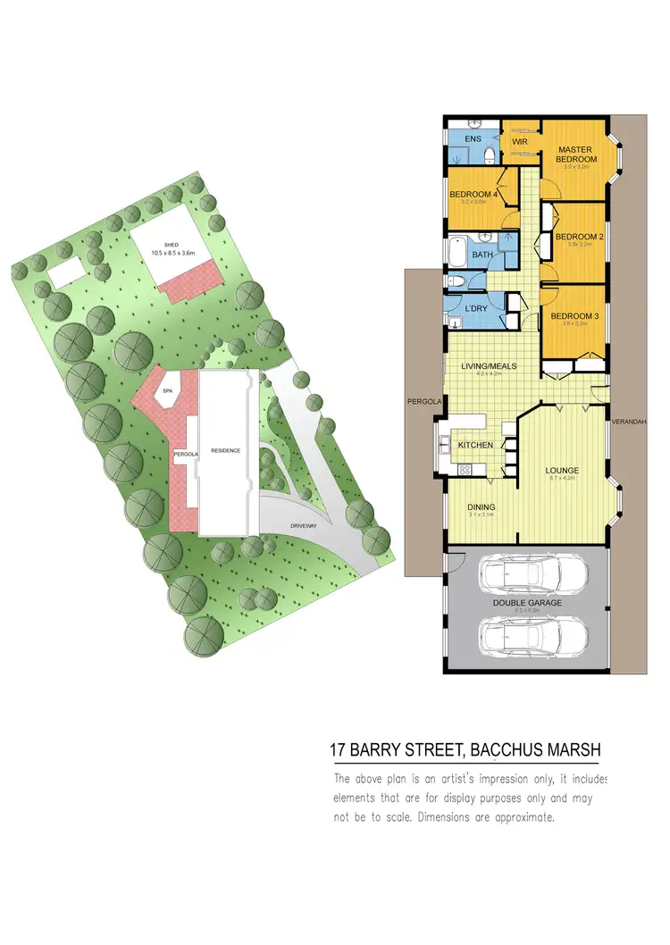 Floorplan of Homely house listing, 17 Barry St, Bacchus Marsh VIC 3340