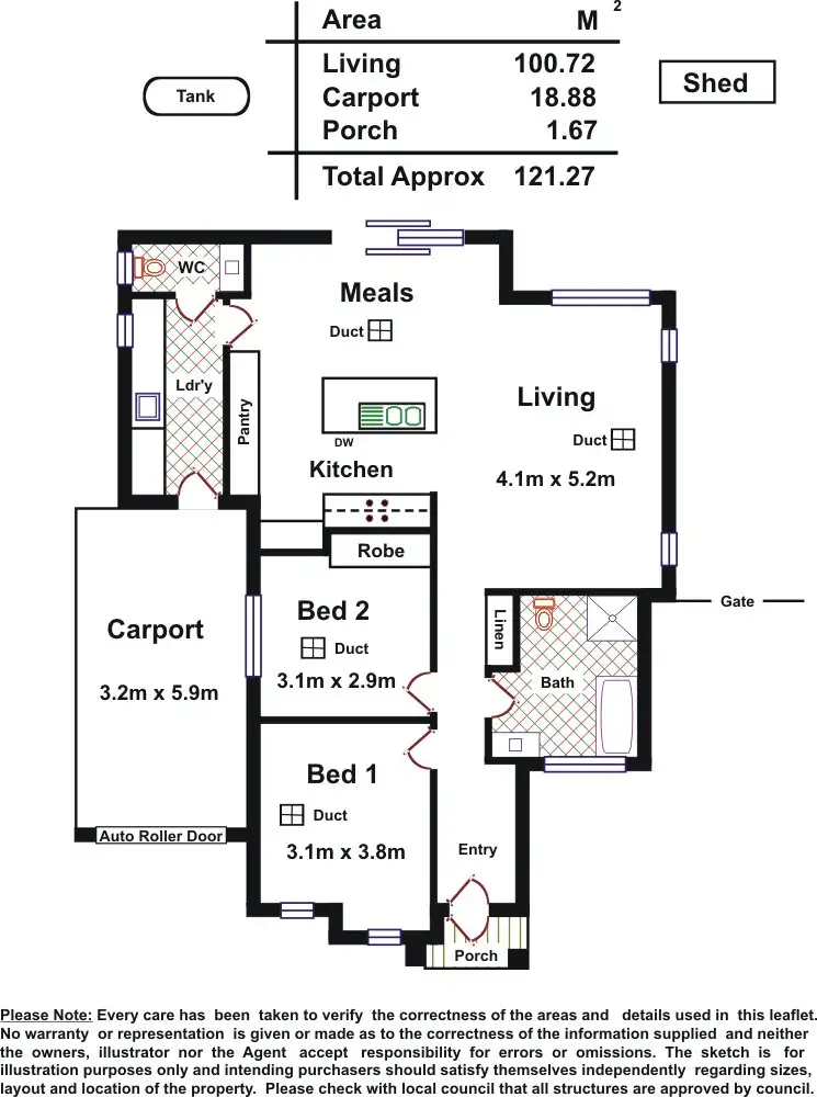 Floorplan of Homely house listing, 4/19 Sampson Road, Mitchell Park SA 5043