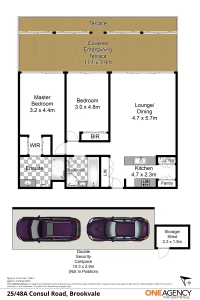 Floorplan of Homely apartment listing, 25/48A Consul Road, Brookvale NSW 2100