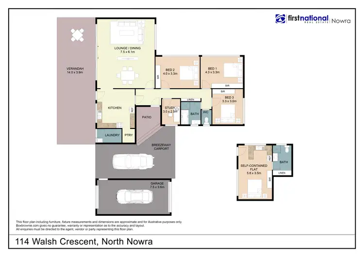 Floorplan of Homely house listing, 114 Walsh Crescent, North Nowra NSW 2541
