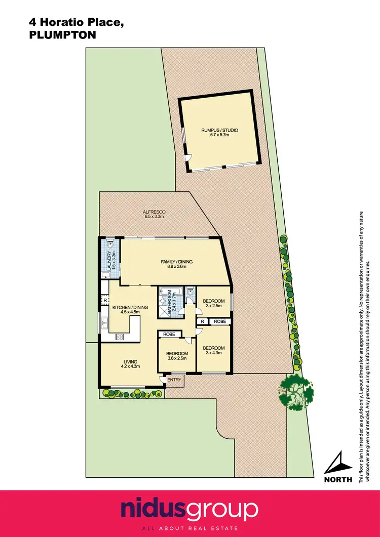 Floorplan of Homely house listing, 4 Horatio Place, Plumpton NSW 2761