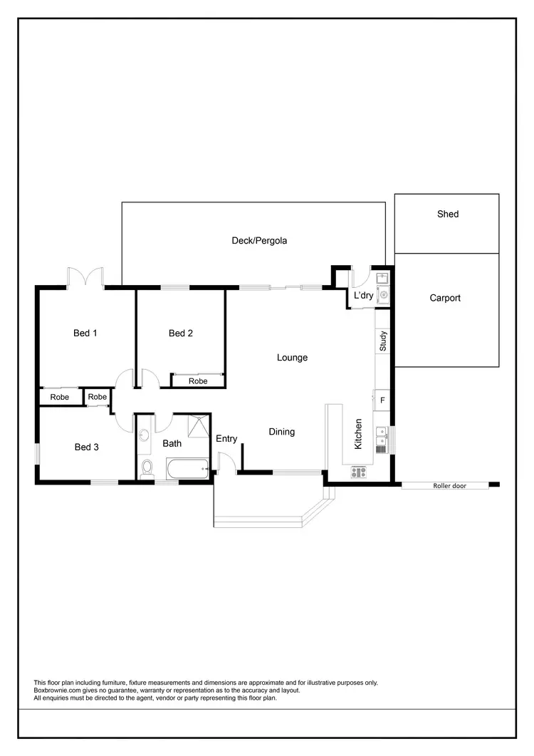 Floorplan of Homely house listing, 11 Clermont Street, Fisher ACT 2611