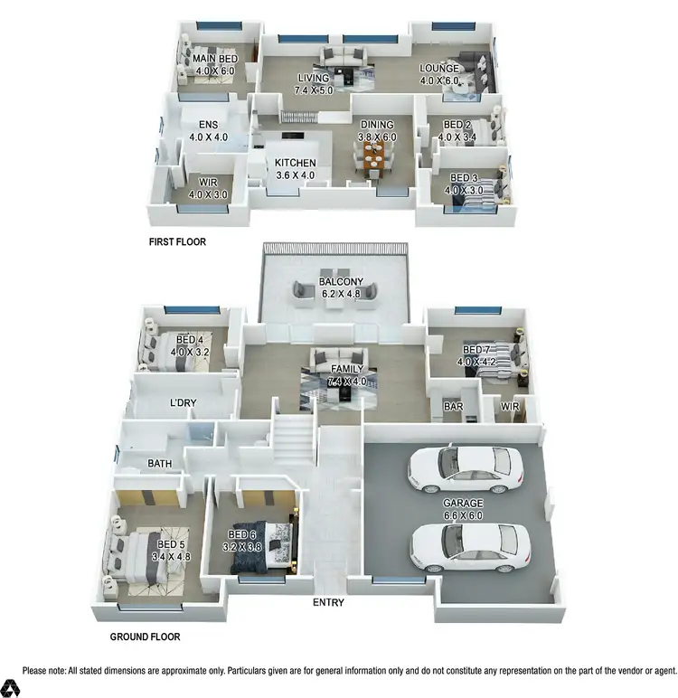 Floorplan of Homely house listing, 19 Highbridge Rise, Mudgeeraba QLD 4213