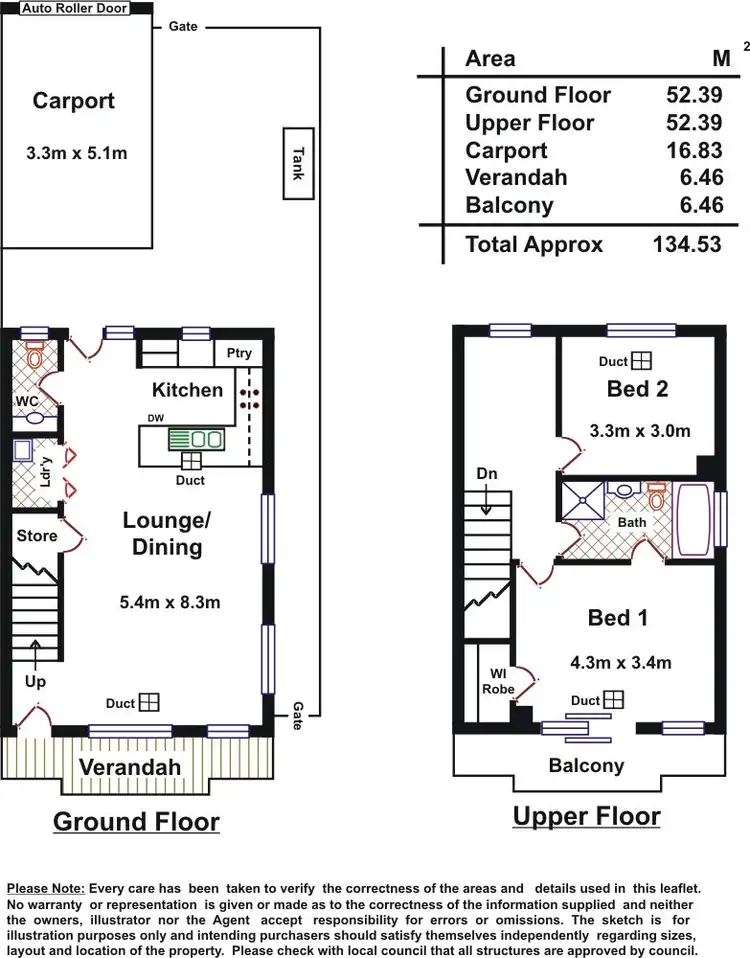 Floorplan of Homely townhouse listing, 9/3 Countryman Court, Kidman Park SA 5025