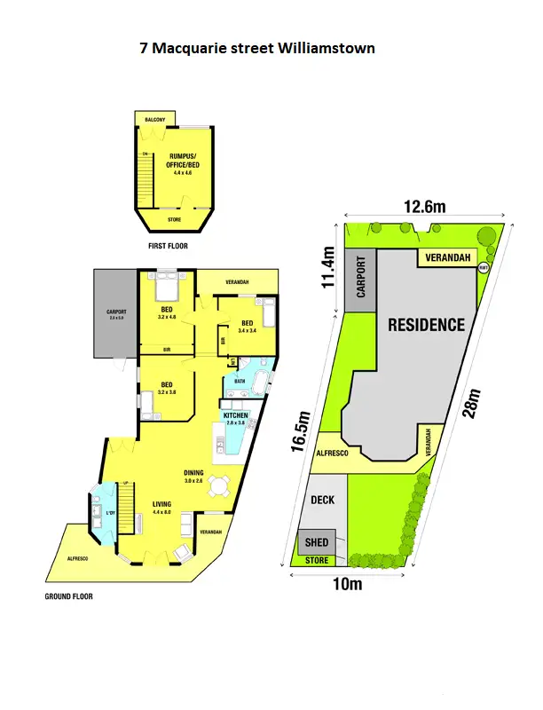 Floorplan of Homely house listing, 7 Macquarie Street, Williamstown VIC 3016