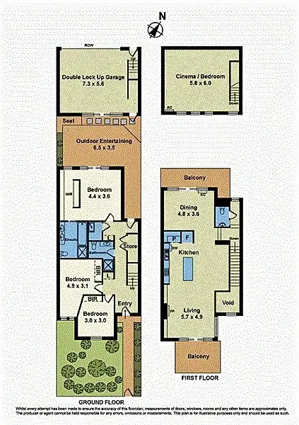 Floorplan of Homely house listing, 18 John Liston Drive, Newport VIC 3015
