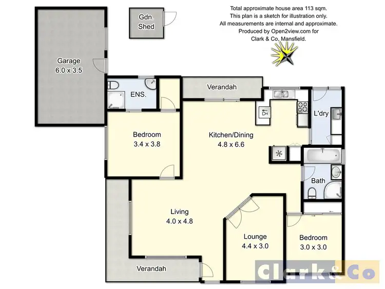 Floorplan of Homely unit listing, 5/38 Ailsa Street, Mansfield VIC 3722