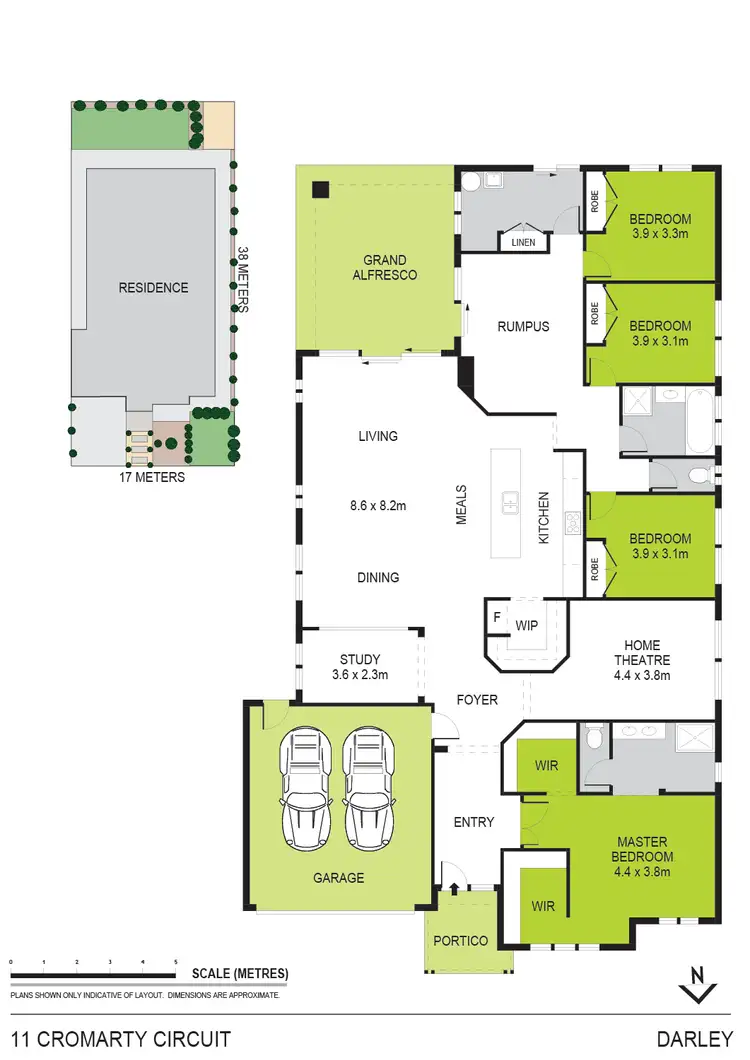 Floorplan of Homely house listing, 11 Cromarty Circuit, Bacchus Marsh VIC 3340