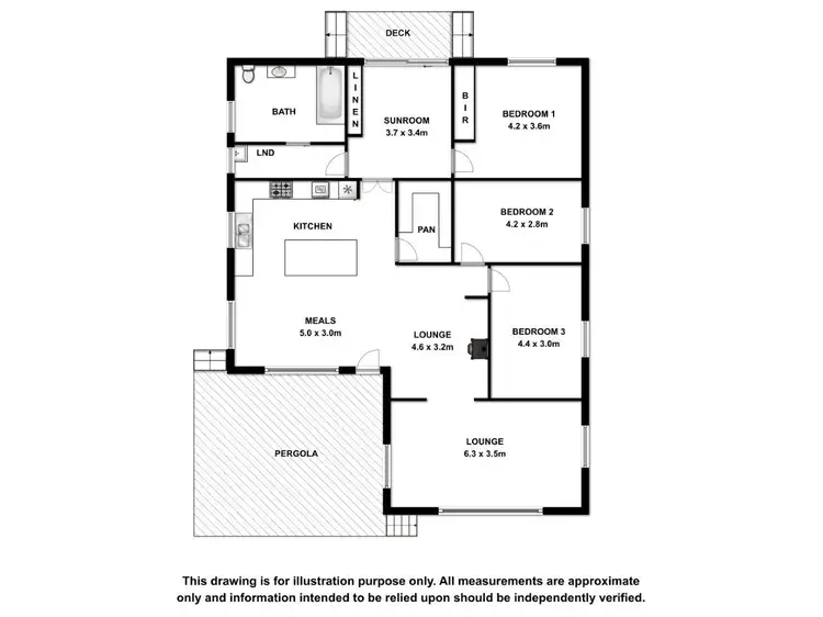 Floorplan of Homely house listing, 436 Piccaninny Lane, Thornlea SA 5280