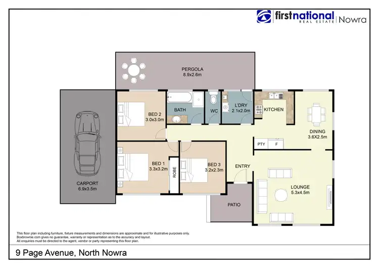 Floorplan of Homely house listing, 9 Page Avenue, North Nowra NSW 2541