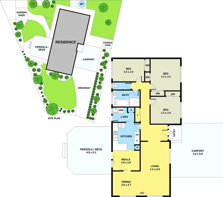 Floorplan of Homely house listing, 10 Santos Court, Keilor Downs VIC 3038