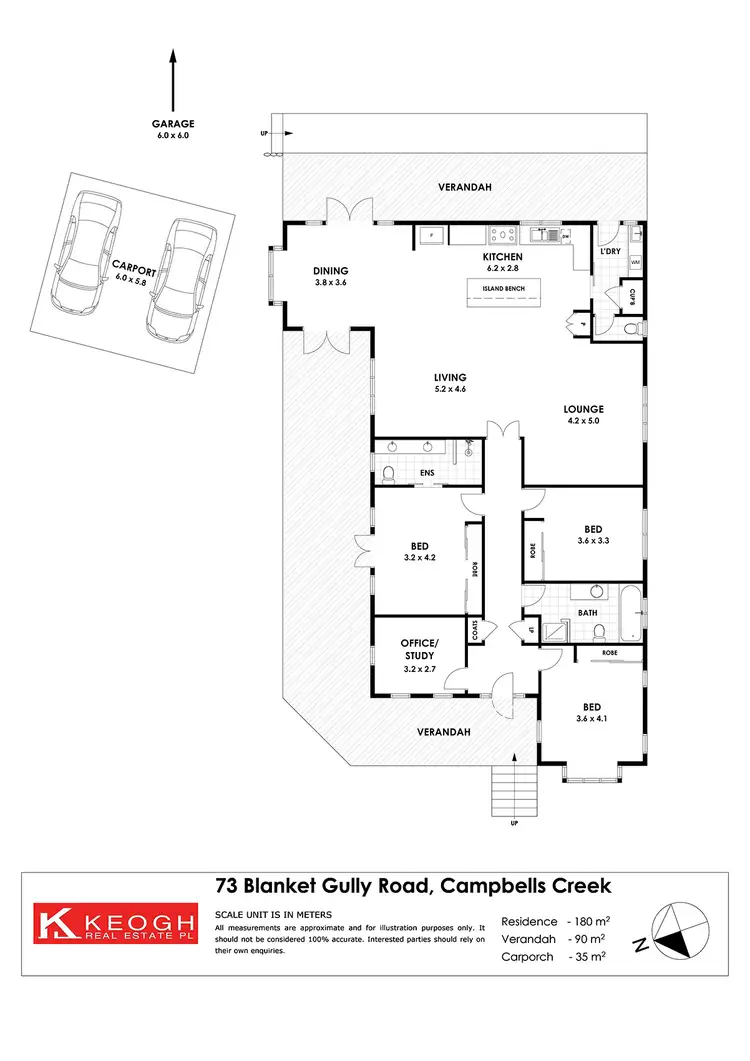Floorplan of Homely house listing, 73 Blanket Gully Road, Campbells Creek VIC 3451