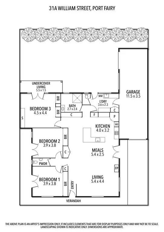 Floorplan of Homely house listing, 31A William Street, Port Fairy VIC 3284