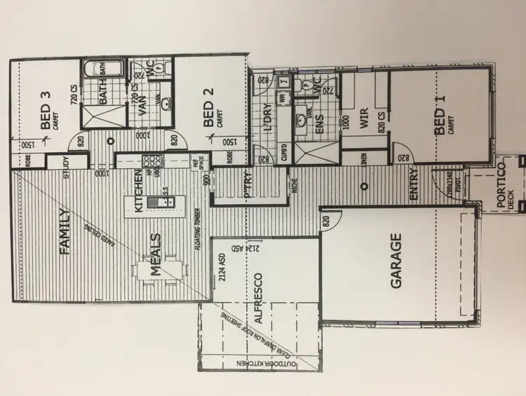 Floorplan of Homely house listing, 16 Harrington Street, Millicent SA 5280