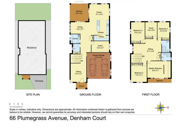 Floorplan of Homely house listing, 66 Plumegrass Avenue, Denham Court NSW 2565