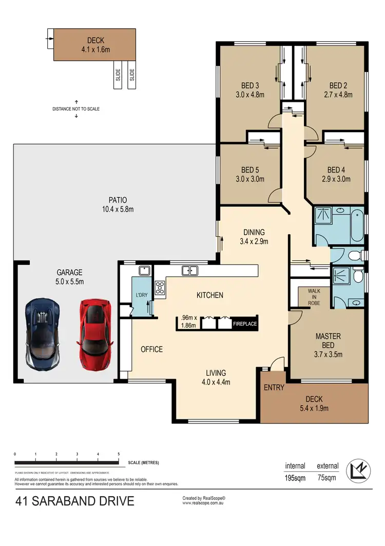 Floorplan of Homely house listing, 41 Saraband Drive, Eatons Hill QLD 4037
