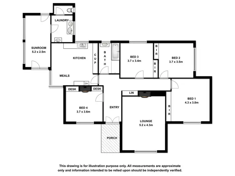 Floorplan of Homely rural property listing, 295 Kingsley Road, Allendale East SA 5291