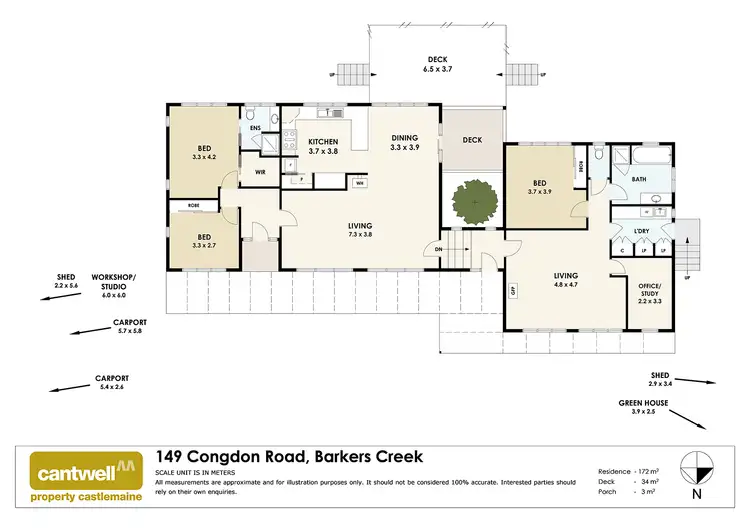 Floorplan of Homely rural property listing, 149 Congdon Road, Barkers Creek VIC 3451