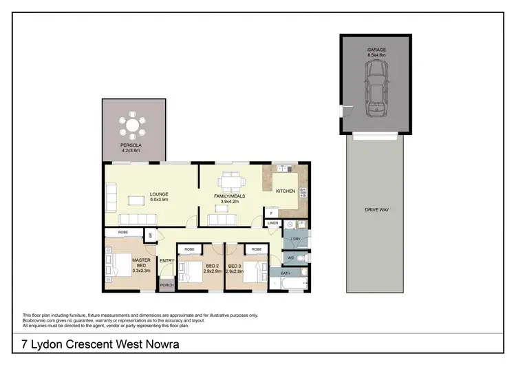 Floorplan of Homely house listing, 7 Lydon Crescent, West Nowra NSW 2541