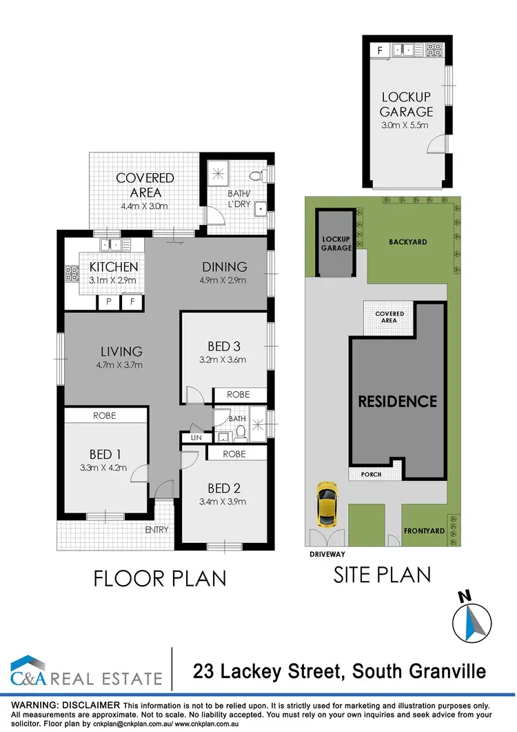 Floorplan of Homely house listing, 23 Lackey St, Granville NSW 2142