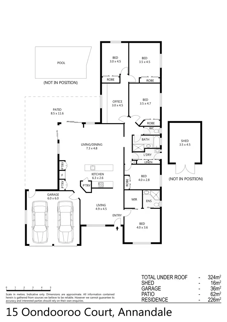 Floorplan of Homely house listing, 15 Oondooroo Court, Annandale QLD 4814