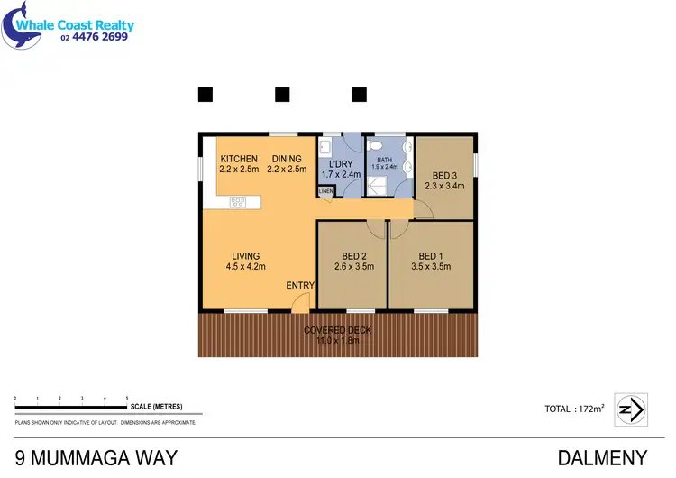 Floorplan of Homely house listing, 9 Mummaga Way, Dalmeny NSW 2546