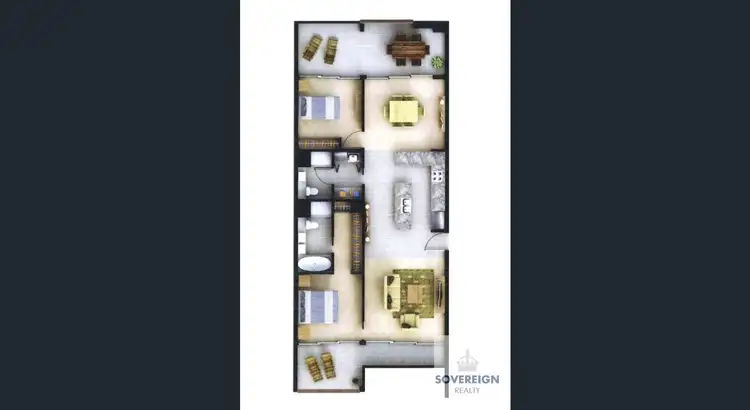 Floorplan of Homely unit listing, 1203/1 Sunset Ave, Paradise Point QLD 4216