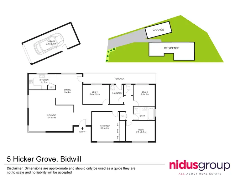Floorplan of Homely house listing, 5 Hickler Grove, Bidwill NSW 2770