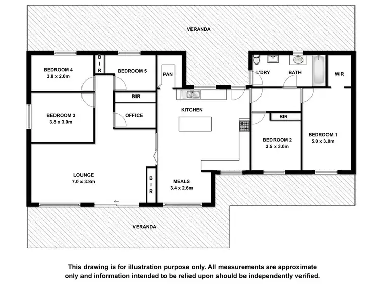 Floorplan of Homely rural property listing, 448 Wepar Road, Wepar SA 5278