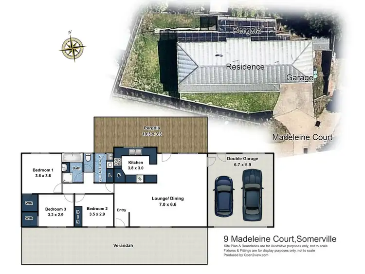 Floorplan of Homely house listing, 9 Madeleine Court, Somerville VIC 3912
