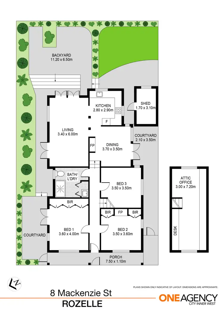 Floorplan of Homely house listing, 8 Mackenzie, Rozelle NSW 2039