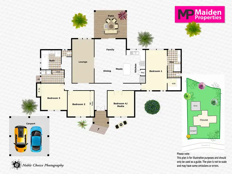 Floorplan of Homely house listing, 15 Solander Court, Karana Downs QLD 4306